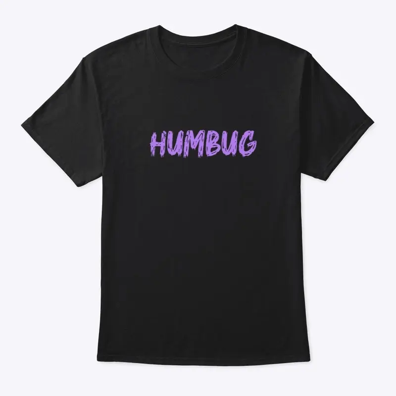 Humbug Purple 'Text' Logo T-Shirt