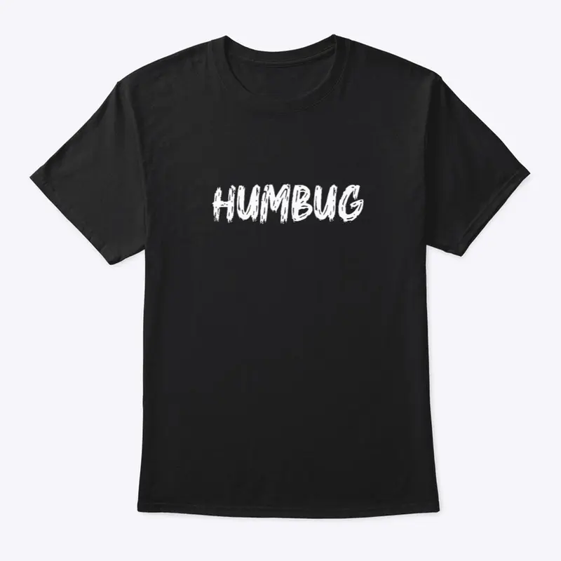 Humbug White 'Text' Logo T-Shirt